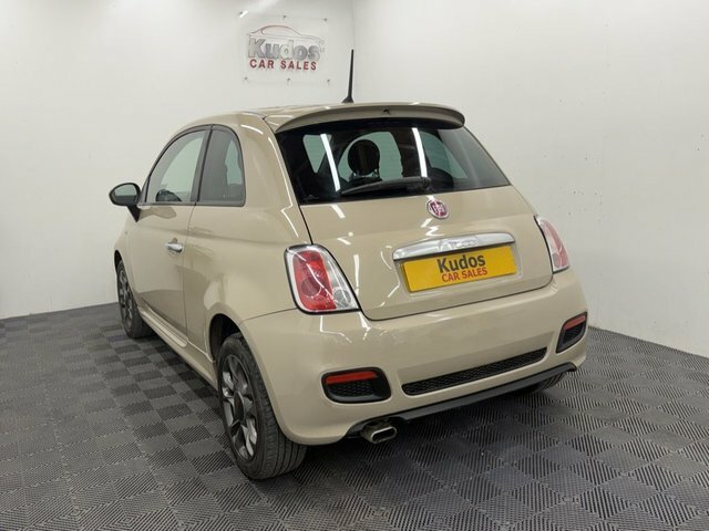 Fiat 500 1.2 S Hatchback Euro 6 S S 69 WP15OAV Brown #4