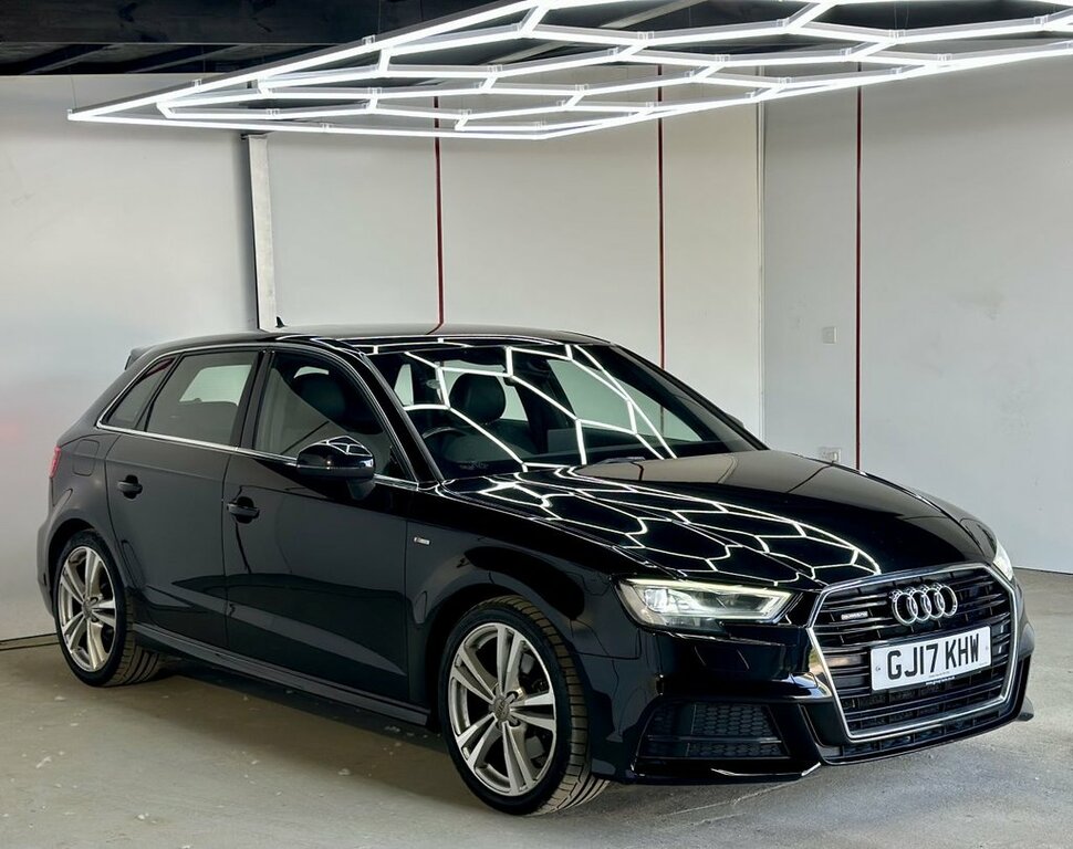 Audi A3 2L S Line GJ17KHW Black #3