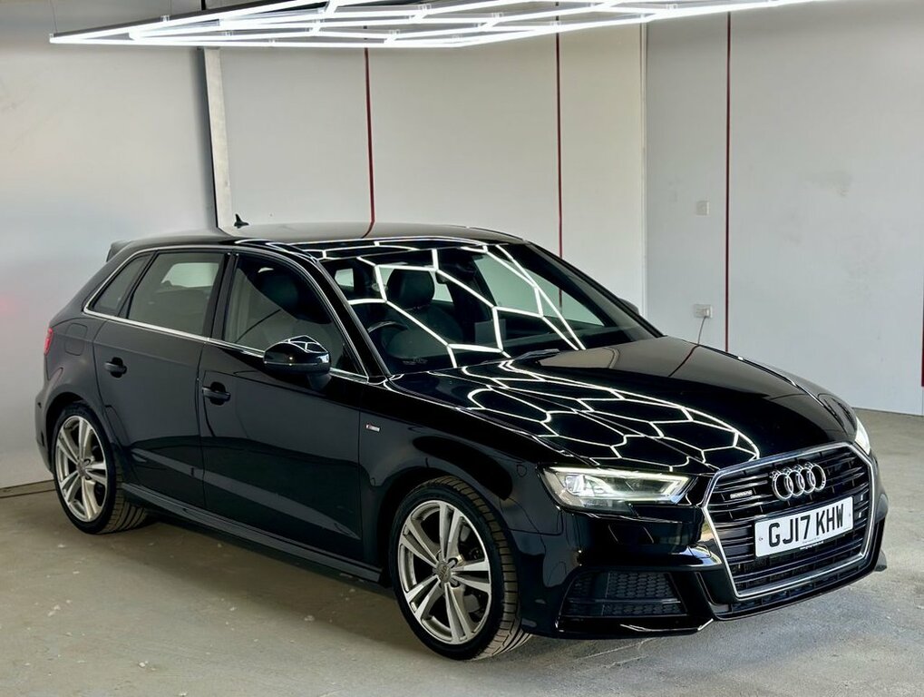 Audi A3 2L S Line GJ17KHW Black #2