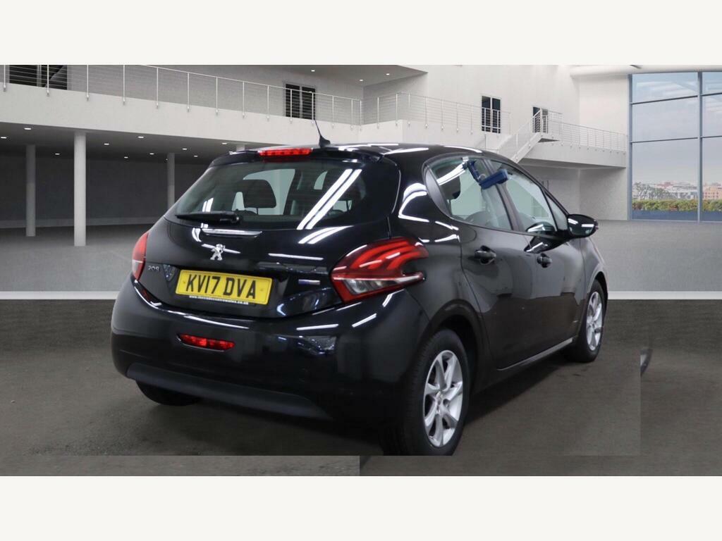 Peugeot 208 1.2 Puretech Active Euro 6 KV17DVA Black #4