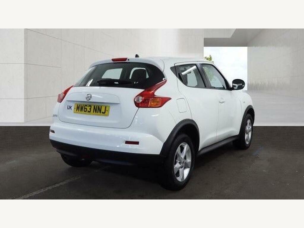 Nissan Juke 1.6 Visia Euro 5 MW63NNJ White #4