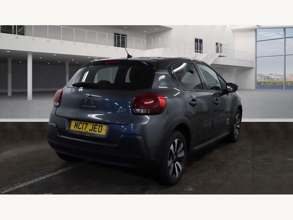 Citroen C3 1.2 Puretech Flair Euro 6 MC17JEO Grey #4
