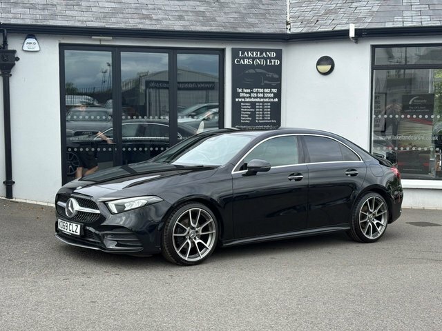 Mercedes-Benz A Class 1.5 A180d Amg Line Premium Saloon 7G- KO69CLZ Black #2