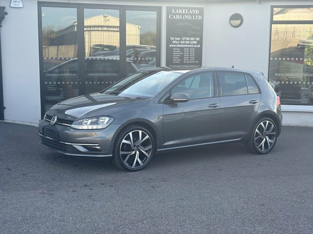 Volkswagen Golf 1.6 Tdi Match Hatchback Euro 6 AJ19PGY Grey #2