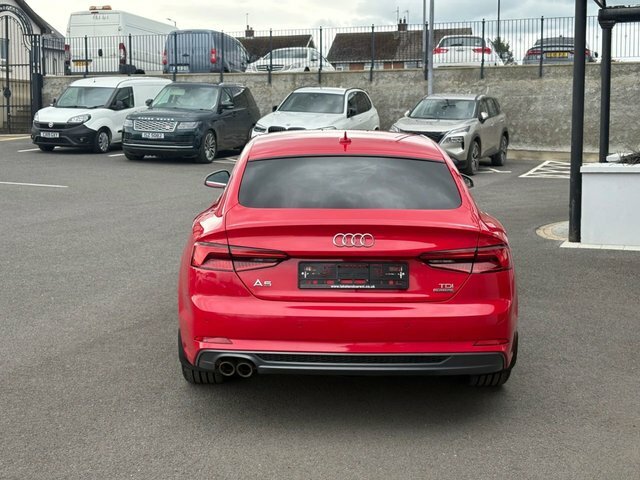 Audi A5 2.0 Tdi S Line Sportback S Tronic Quatt MXZ6069 Red #5