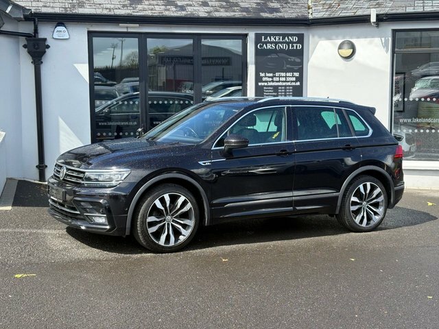 Volkswagen Tiguan 2.0 Tdi R-line Tech Suv Dsg Euro 6 S S CA69YVX Black #2