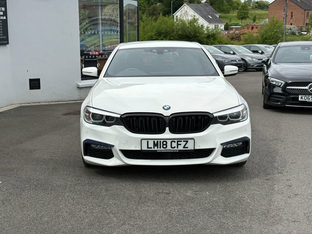 BMW 5 Series 3.0 530D M Sport Saloon Xdrive Eur CBZ747 White #5