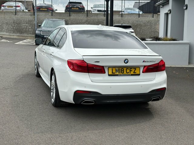 BMW 5 Series 3.0 530D M Sport Saloon Xdrive Eur CBZ747 White #6