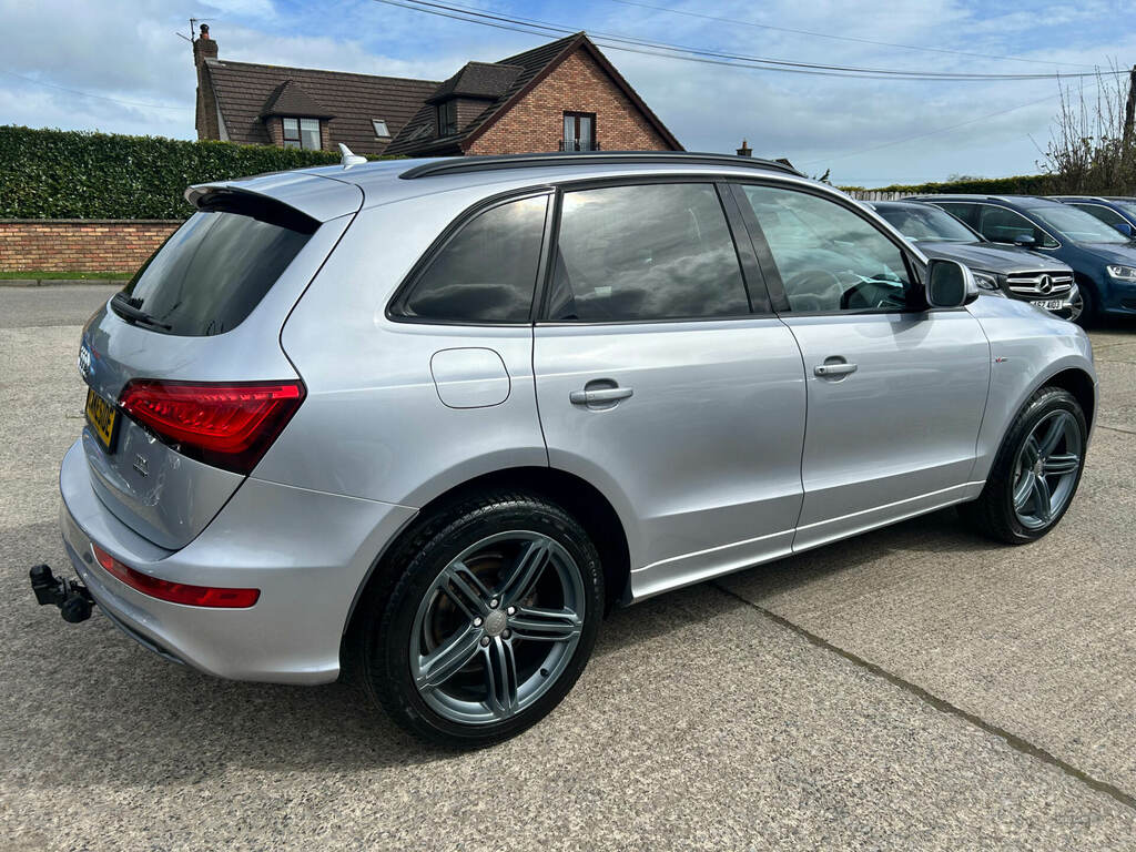 Audi Q5 2.0 Tdi 150 Quattro S Line Plus WN66XYK Silver #5
