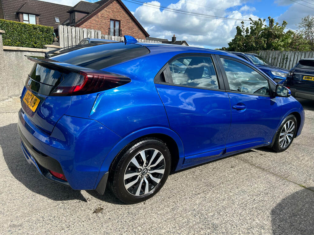 Honda Civic 1.4 I-vtec S Blue #4