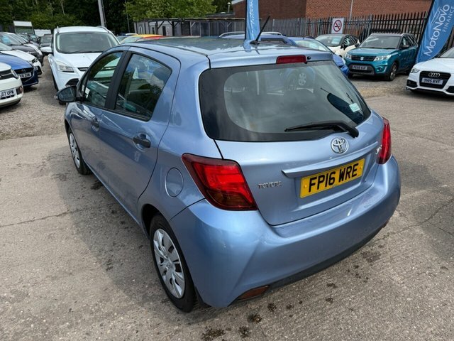 Toyota Yaris 1.0 Vvt-i Active Hatchback Euro FP16WRE Blue #5