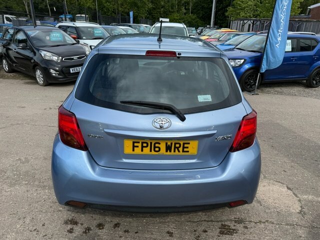 Toyota Yaris 1.0 Vvt-i Active Hatchback Euro FP16WRE Blue #4