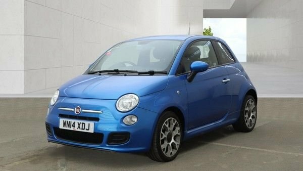 Fiat 500 1.2 S Hatchback Euro 6 S S 69 WN14XDJ Blue #2