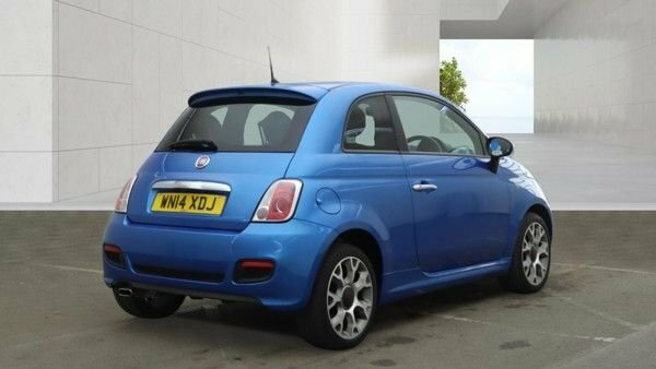 Fiat 500 1.2 S Hatchback Euro 6 S S 69 WN14XDJ Blue #4