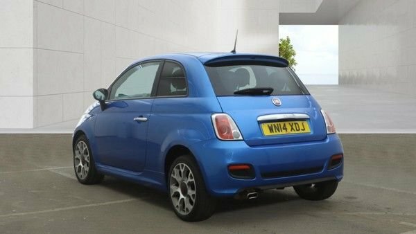 Fiat 500 1.2 S Hatchback Euro 6 S S 69 WN14XDJ Blue #3