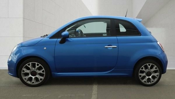 Fiat 500 1.2 S Hatchback Euro 6 S S 69 WN14XDJ Blue #6