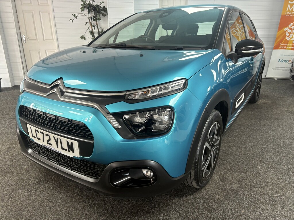 Citroen C3 Hatchback 1.2 Puretech Sense LC72YLM Blue #3
