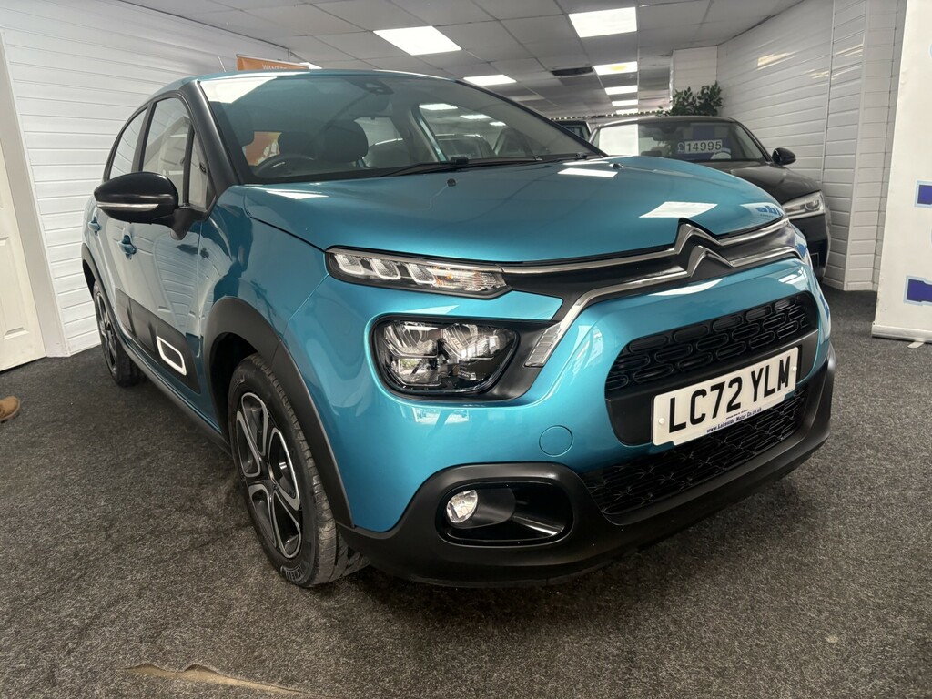 Citroen C3 Hatchback 1.2 Puretech Sense LC72YLM Blue #2