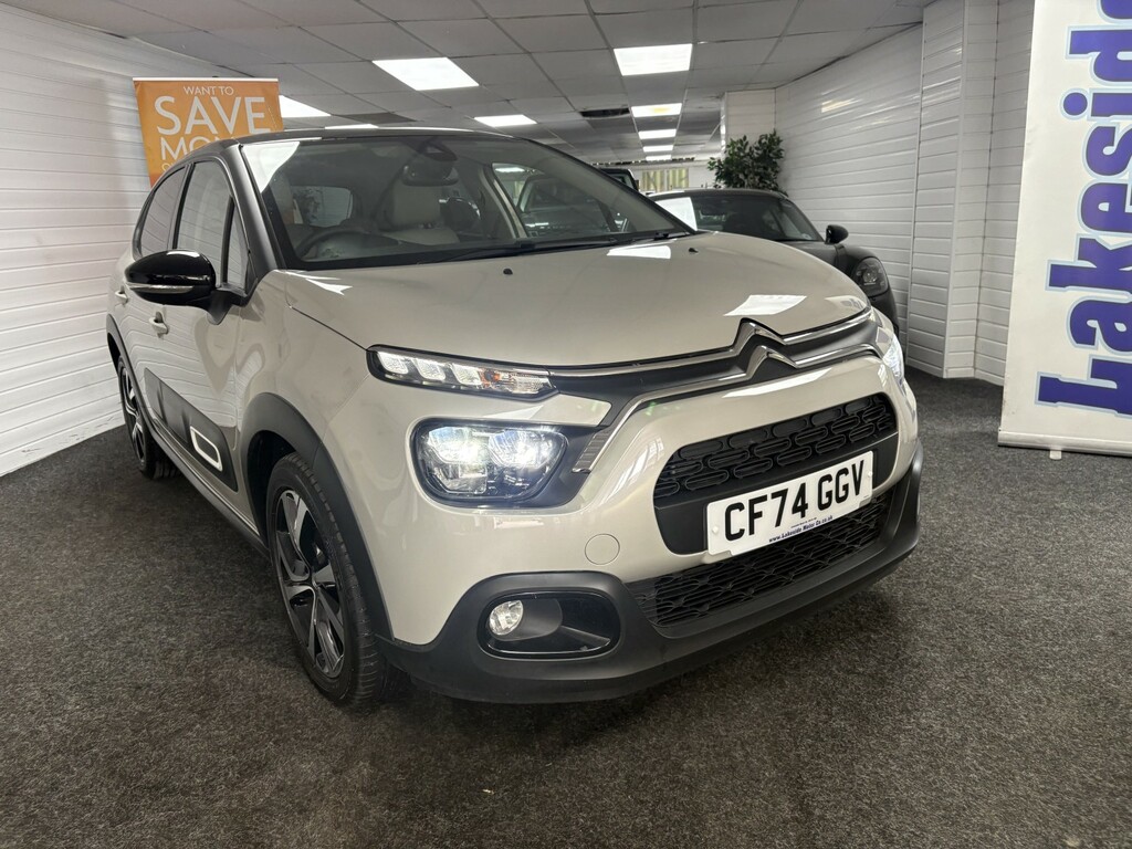 Citroen C3 Hatchback 1.2 C3 Max Puretech 110 Ss Eat6 CF74GGV Grey #2