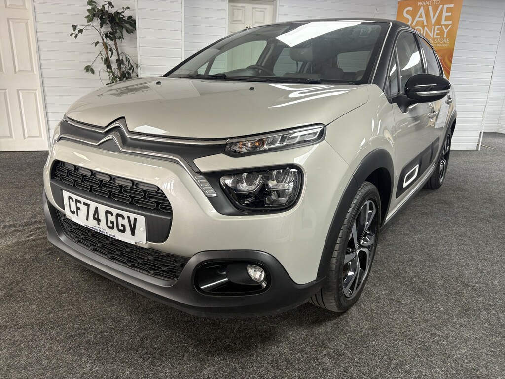Citroen C3 Hatchback 1.2 C3 Max Puretech 110 Ss Eat6 CF74GGV Grey #3
