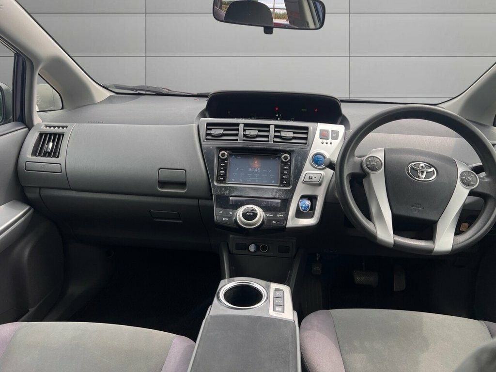 Toyota Prius+ Mpv 7 Seats Modelesta Body Android 2011 White #12