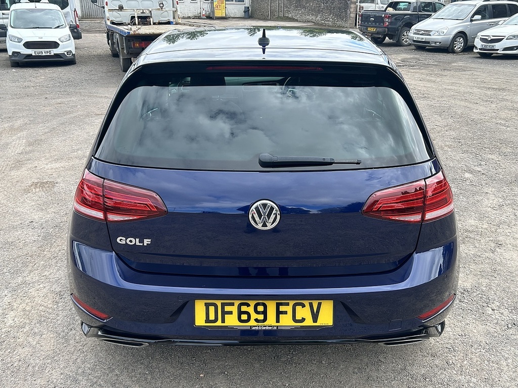 Volkswagen Golf 2.0 Tdi R-line Edition Hatchback Dsg Eu DF69FCV Blue #3