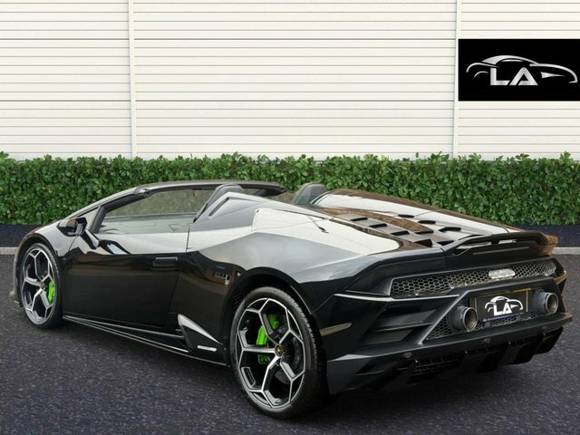 Lamborghini Huracan 2021 5.2 V10 Lp 640-4 Evo Spyder Ldf 4W Black #4