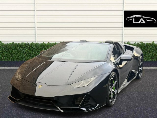 Lamborghini Huracan 2021 5.2 V10 Lp 640-4 Evo Spyder Ldf 4W Black #2
