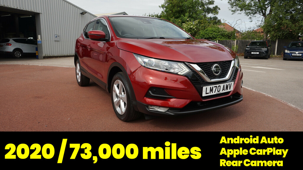 Nissan Qashqai 1.3 Dig-t Acenta Premium Dct Red