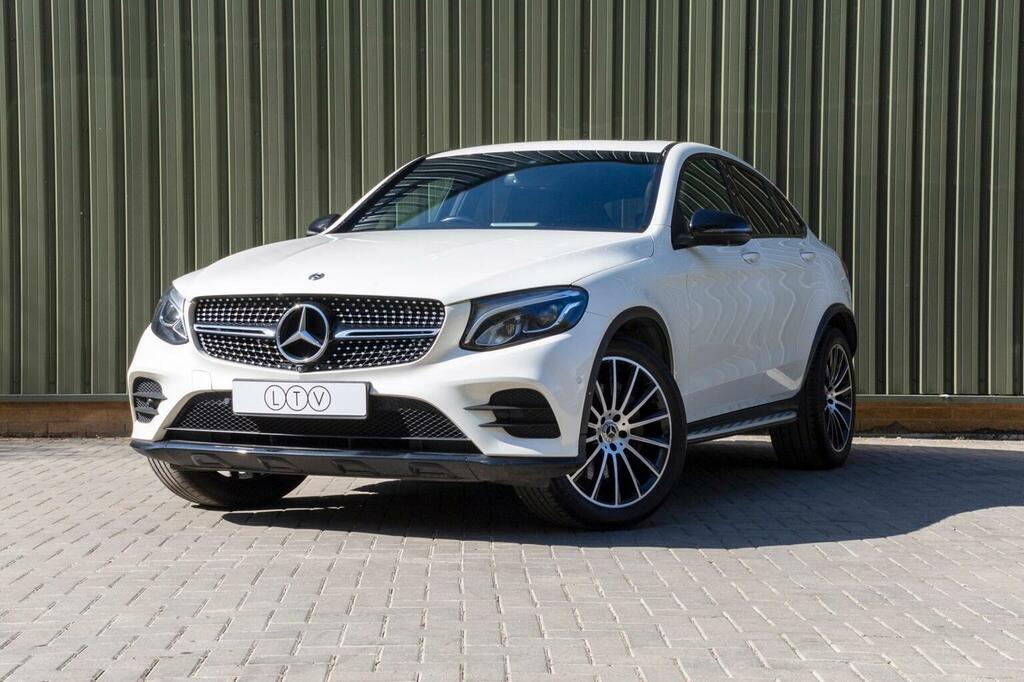 Mercedes-Benz GLC Class 2.1 Glc220d Amg Line Premium Plus Coupe G-tronic FY18NHK White #3