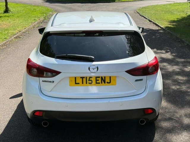 Mazda 3 Skyactiv-g Se-l Nav Hatchback LT15ENJ White #6