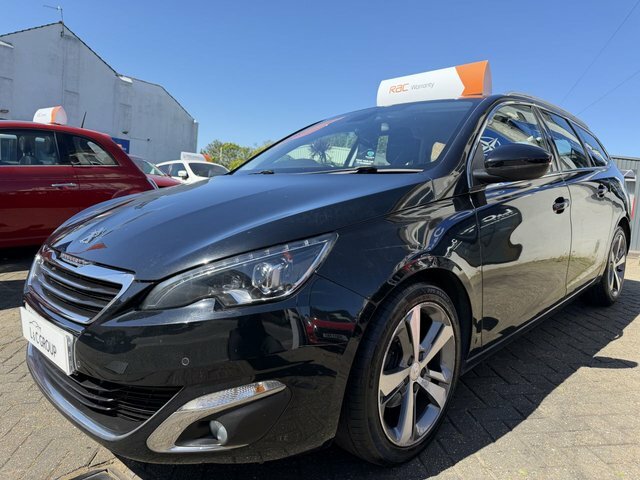 Peugeot 308 SW 1.6 Hdi Allure Estate 20 A Year Road Tax Black #5