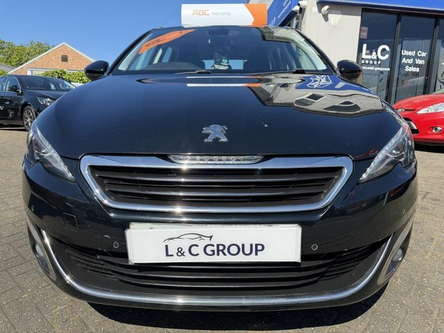 Peugeot 308 SW 1.6 Hdi Allure Estate 20 A Year Road Tax Black #4