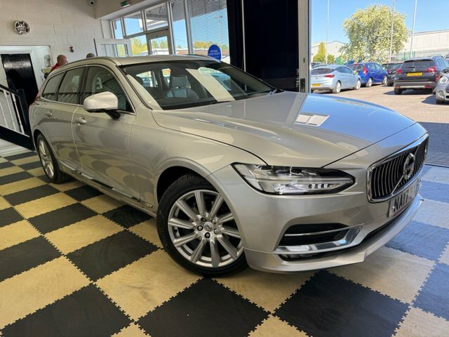 Volvo V90 D4 Inscription Estate NA17BXF Silver #2