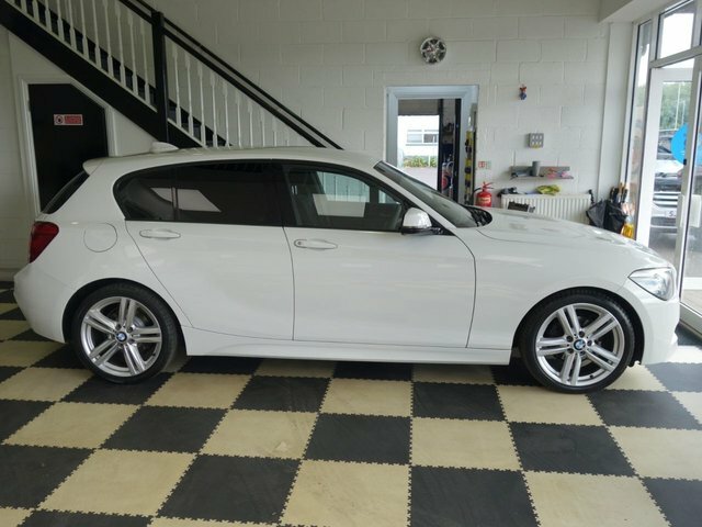 BMW 1 Series 116I M Sport Hatchback White #4