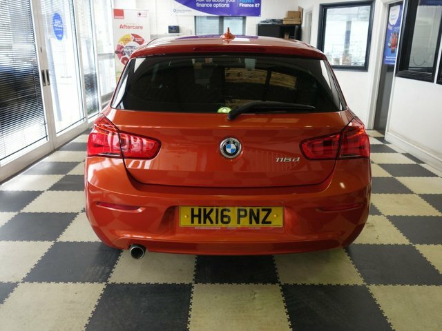 BMW 1 Series 116D Ed Plus Hatchback HK16PNZ Orange #6