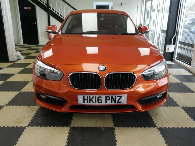 BMW 1 Series 116D Ed Plus Hatchback HK16PNZ Orange #2