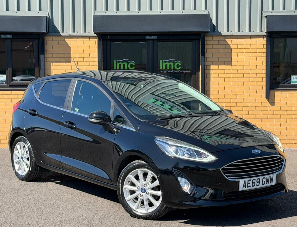 Ford Fiesta Hatchback 1.0T Ecoboost Titanium X Euro 6 Ss AE69GWW Black #6
