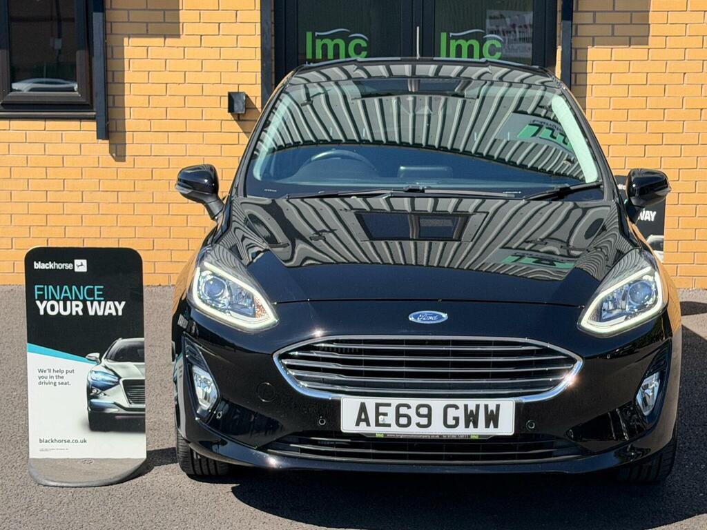 Ford Fiesta Hatchback 1.0T Ecoboost Titanium X Euro 6 Ss AE69GWW Black #4