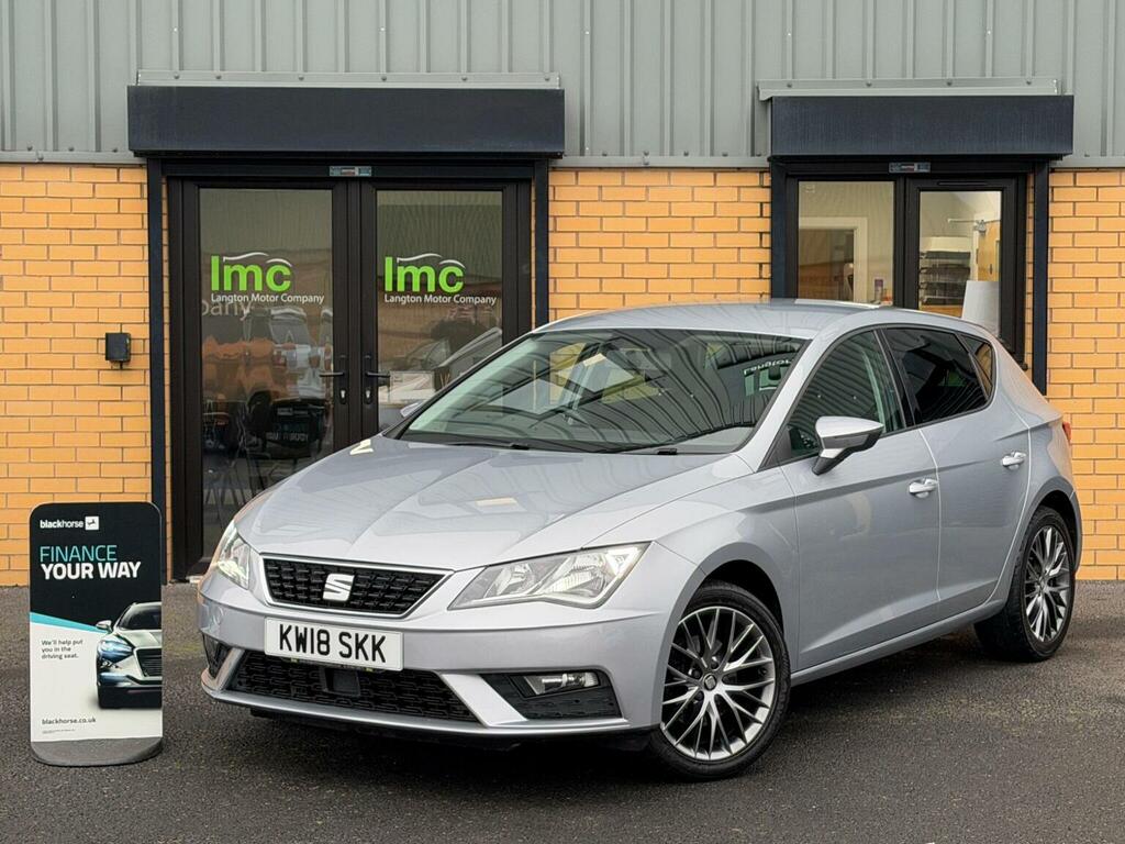 Seat Leon Hatchback 1.6 Tdi Se Dynamic Technology Dsg Euro 6 Silver