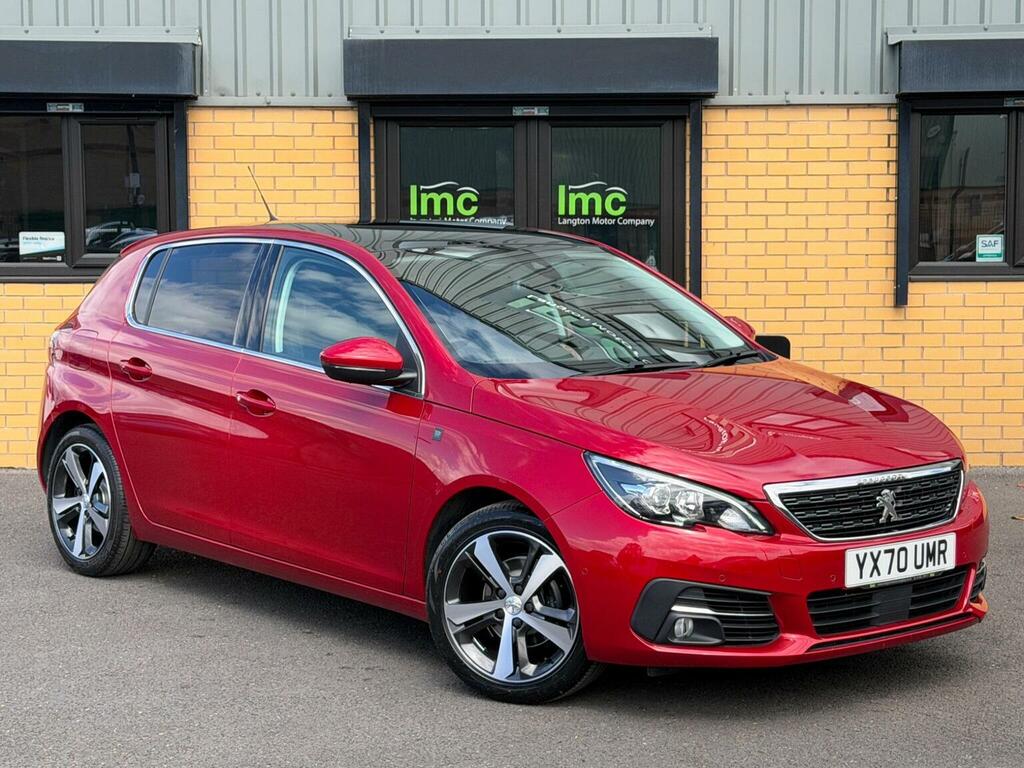 Peugeot 308 Hatchback 1.2 Puretech Tech Edition Euro 6 Ss 5 YX70UMR Red #6