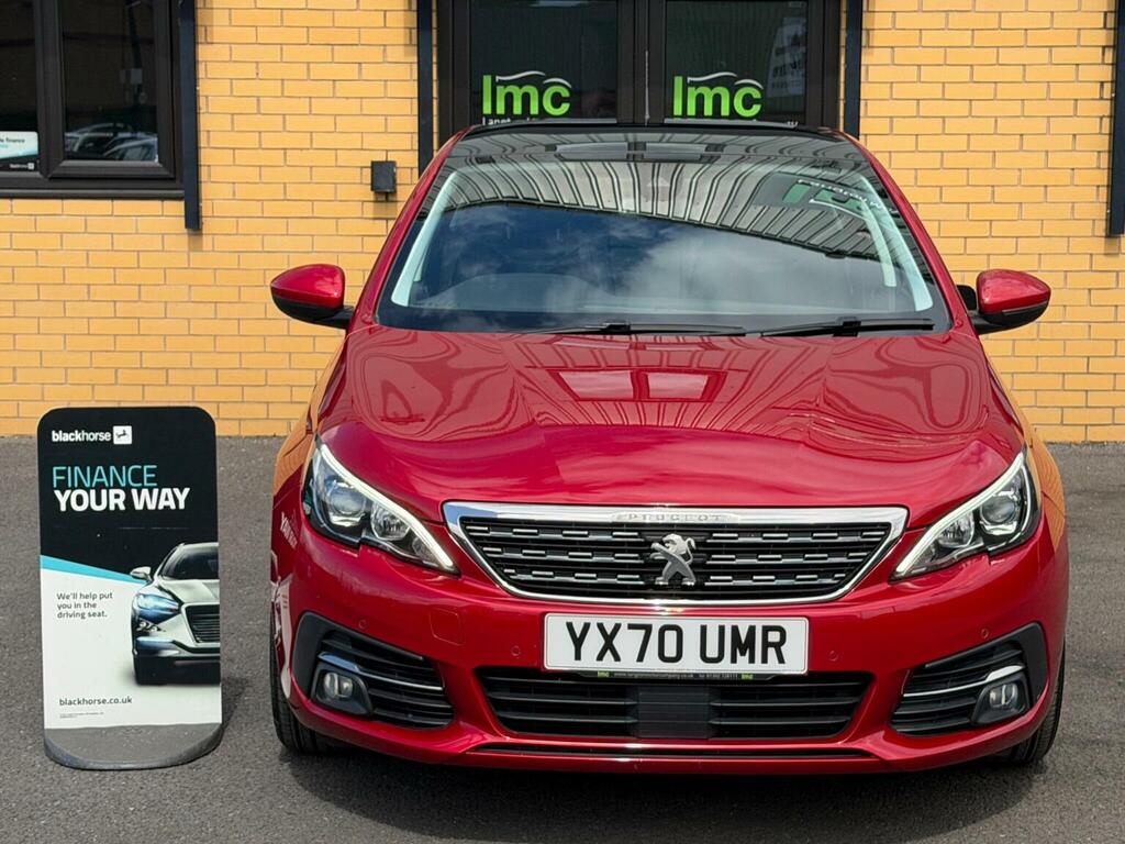 Peugeot 308 Hatchback 1.2 Puretech Tech Edition Euro 6 Ss 5 YX70UMR Red #4