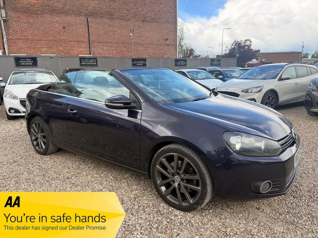 Volkswagen Golf 2.0 Tdi Bluemotion Tech Gt Cabriolet Euro 5 Ss Purple
