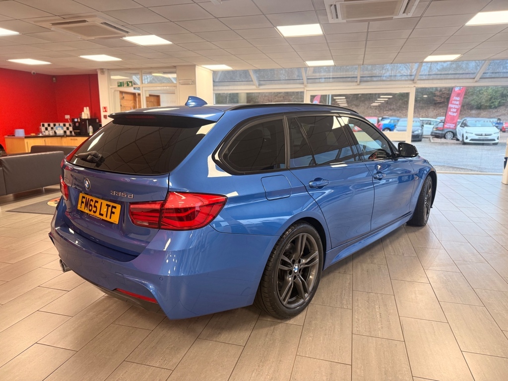 BMW 3 Series 335D Xdrive M Sport Step FM65LTF Blue #4
