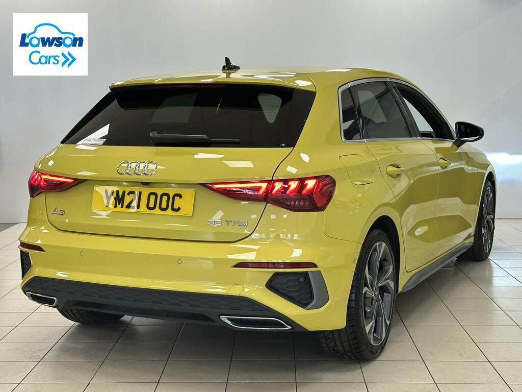 Audi A3 1.5 Tfsi 35 S Line Sportback S Tronic E  Yellow #4