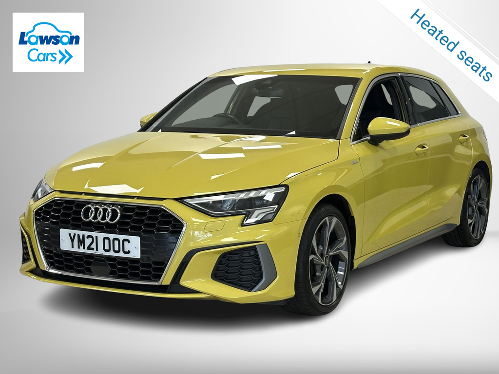 Audi A3 1.5 Tfsi 35 S Line Sportback S Tronic E Yellow