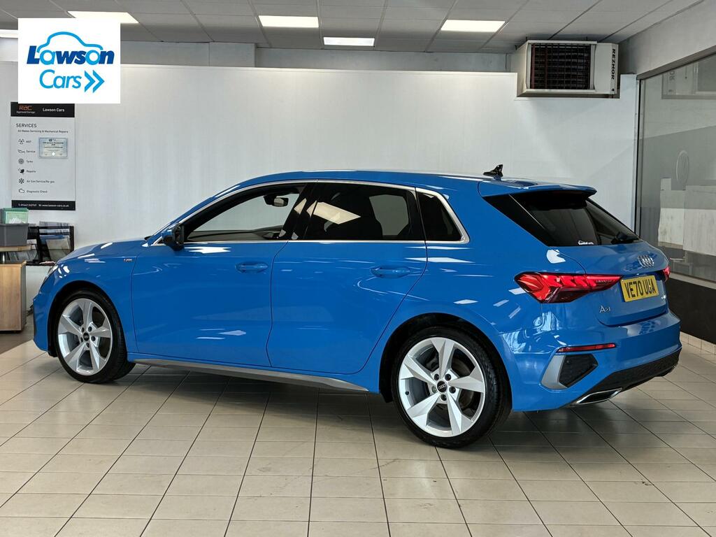 Audi A3 1.0 Tfsi 30 S Line Sportback Eur Blue #4