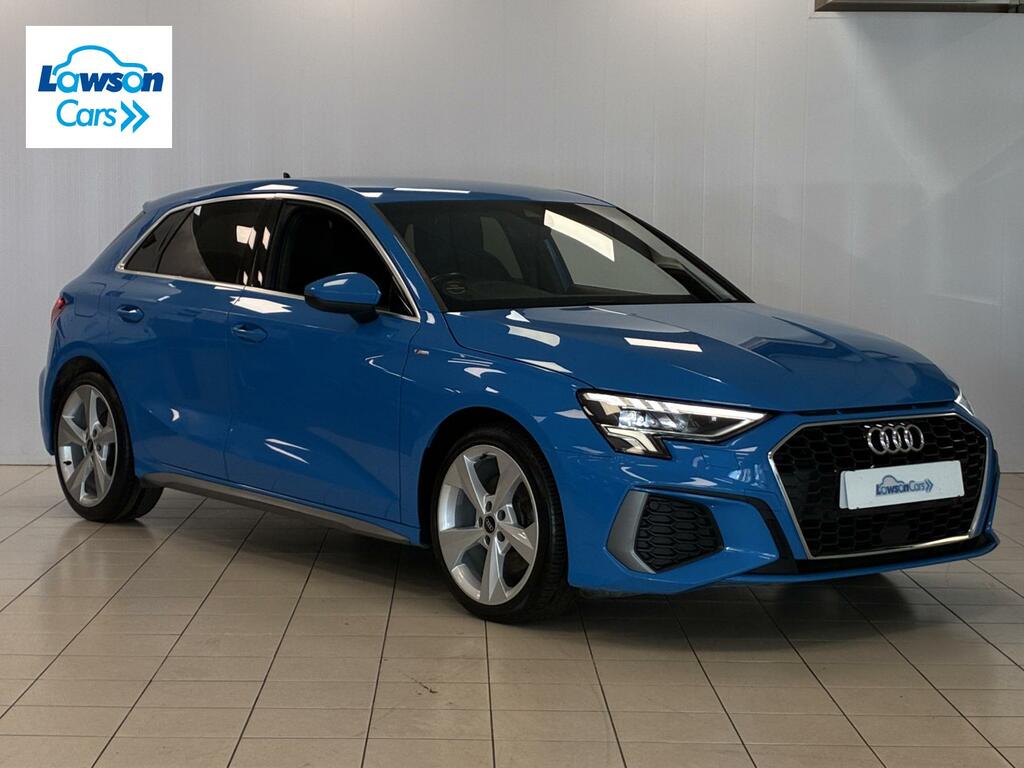 Audi A3 1.0 Tfsi 30 S Line Sportback Eur Blue #3