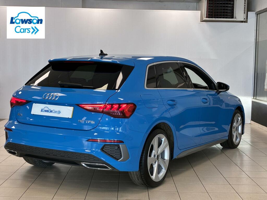 Audi A3 1.0 Tfsi 30 S Line Sportback Eur Blue #6