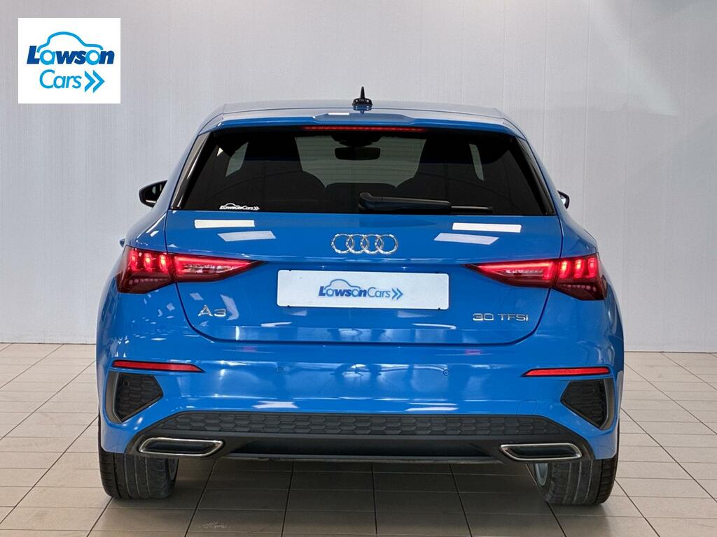 Audi A3 1.0 Tfsi 30 S Line Sportback Eur Blue #5